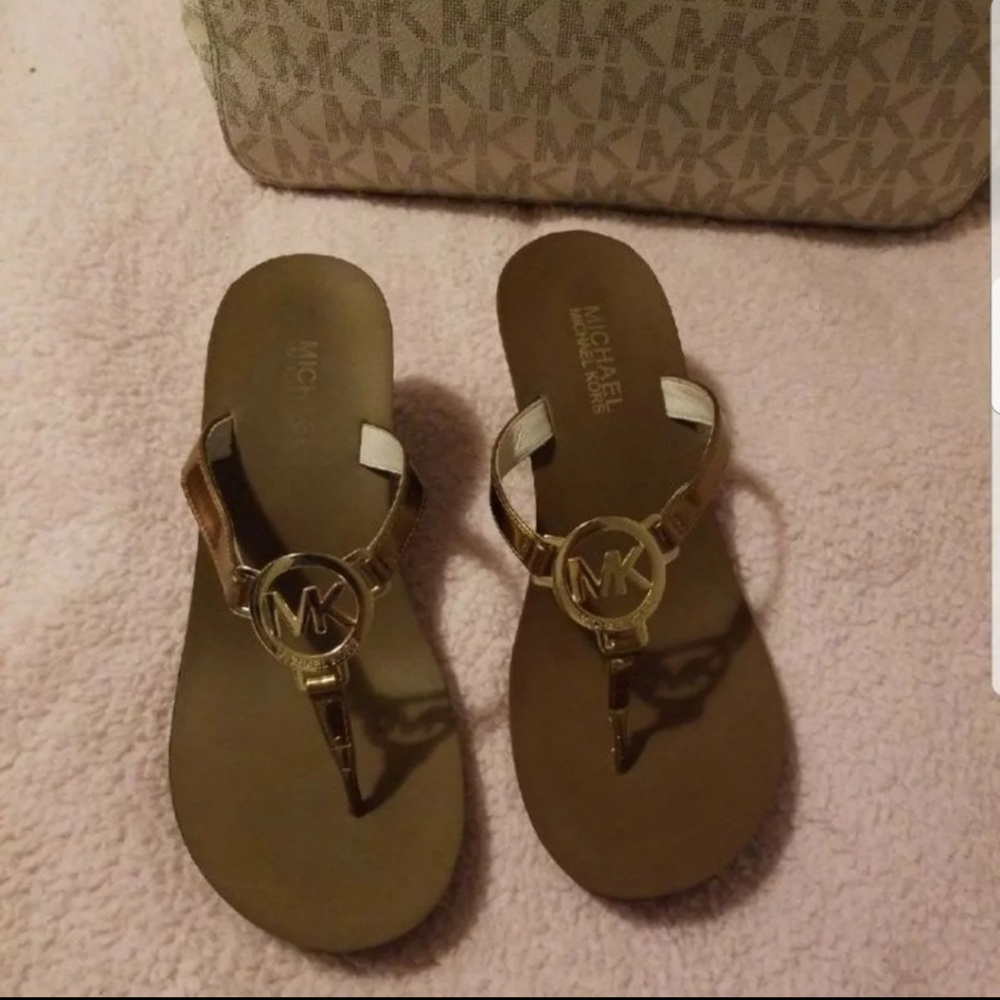 Michael Kors wedge sandals 9